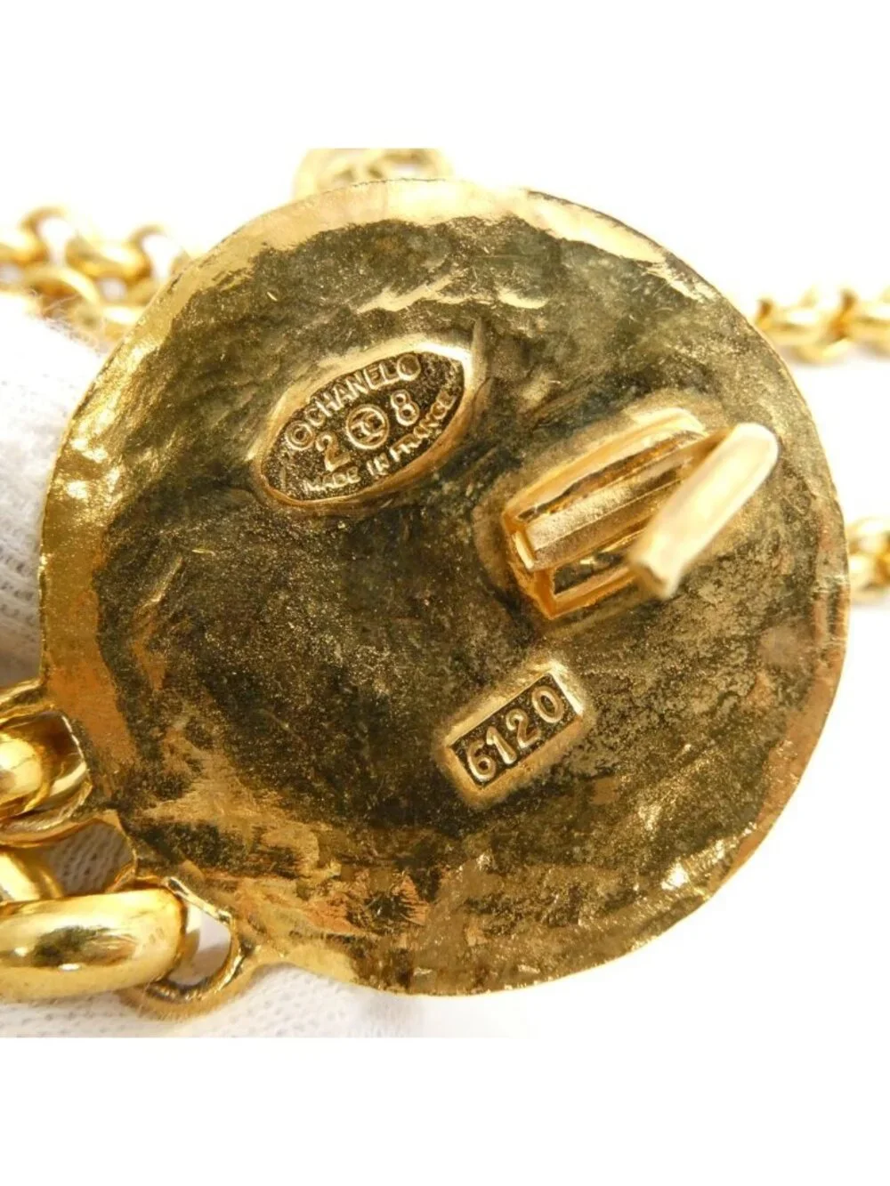 Chanel Chain Belt CC Logo Medal